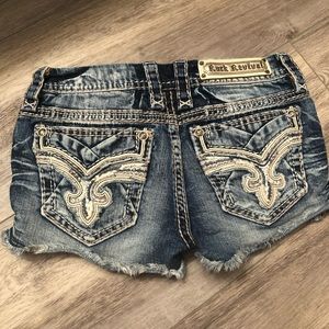 Rock revival Jean shorts